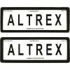 Promo 😉 Altrex Number Plate Protector - 6 Figure Standard Clear 6ST 💯 -CAR EXTERIOR ACCESSORIES Sales Store SCA 10037 hi res