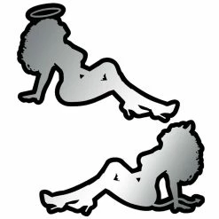 Best Sale ✨ Hot Stuff Sticker Trucker 👧 Girls, Chrome ⭐