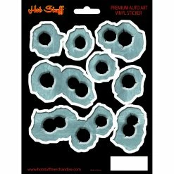 Best reviews of 🌟 Hot Stuff Stickers Bullet Holes, Vinyl 🎁