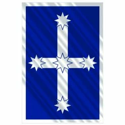 Buy 🔔 Hot Stuff Sticker Eureka Flag, Chrome 😍