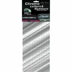 Outlet 🎁 Hot Stuff Sticker Letter And Numbers, Chrome 🛒