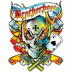 New โ Hot Stuff Sticker - Brotherhood, Vinyl ๐