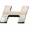 Flash Sale ⌛ SCA 3D Chrome Badge Letter H 😍 -CAR EXTERIOR ACCESSORIES Sales Store SCA 378549 hi res