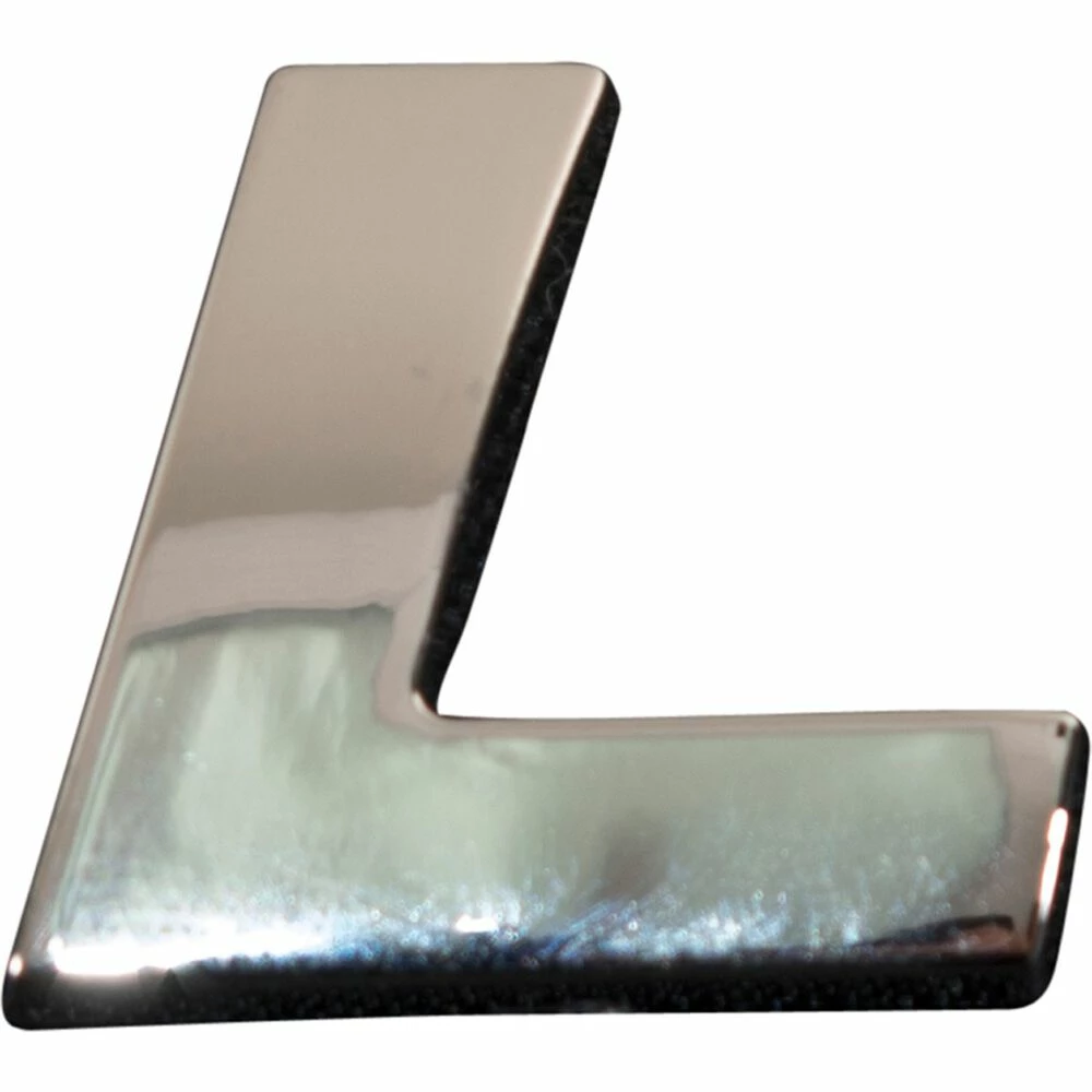 Wholesale ✨ SCA 3D Chrome Badge Letter L ✔️ 3 Wholesale ✨ SCA 3D Chrome Badge Letter L ✔️