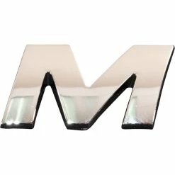 New 🧨 SCA 3D Chrome Badge Letter M ⌛
