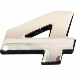 Best deal ⭐ SCA 3D Chrome Badge Number 4 😉