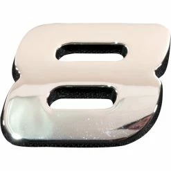 Budget ⭐ SCA 3D Chrome Badge Number 8 🛒