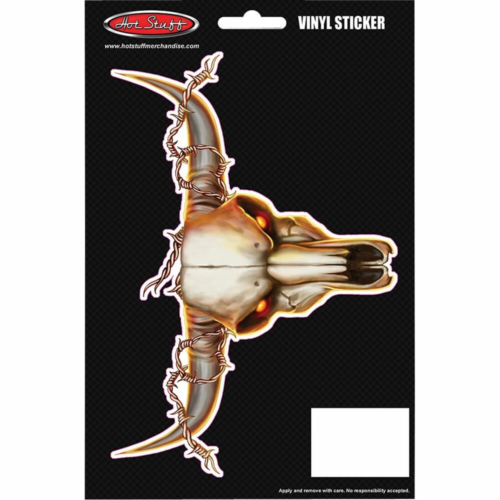 Deals โ๏ธ Hot Stuff Sticker - Cow Skull, Vinyl ๐ 4 Deals โ๏ธ Hot Stuff Sticker - Cow Skull, Vinyl ๐ - Image 2