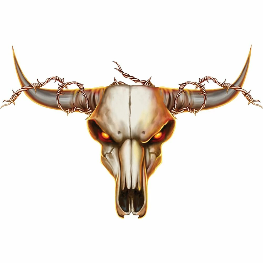 Deals โ๏ธ Hot Stuff Sticker - Cow Skull, Vinyl ๐ 3 Deals โ๏ธ Hot Stuff Sticker - Cow Skull, Vinyl ๐