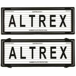 Flash Sale ✨ Altrex Number Plate Protector - 6 Figure Silver With Lines 6LS ❤️