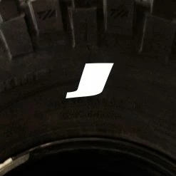 New ๐ Tire Stickers - Letter J ๐