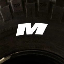 Outlet ๐ Tire Stickers - Letter M ๐