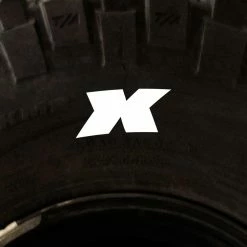 New ๐ Tire Stickers - Letter X ๐