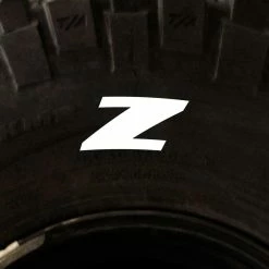 Top 10 ⭐ Tire Stickers - Letter Z 🎁