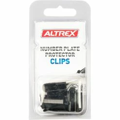 Flash Sale ❤️ Altrex Number Plate Protector Replacement Clips Black Swivel - 4 Pack 👏
