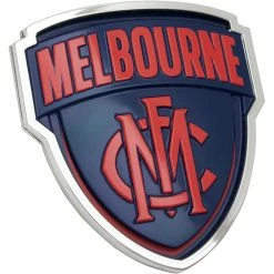 Wholesale 🎉 Melbourne Demons AFL Supporter 3D Chrome Logo ⭐