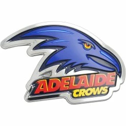 Outlet ๐ Adelaide Crows AFL Supporter 3D Chrome Logo ๐ฏ