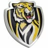 Hot Sale 😉 Richmond Tigers AFL Supporter 3D Chrome Logo 🧨 -CAR EXTERIOR ACCESSORIES Sales Store SCA 579080 hi res
