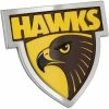 Outlet 🛒 Hawthorn Hawks AFL Supporter 3D Chrome Logo ✔️ -CAR EXTERIOR ACCESSORIES Sales Store SCA 579081 hi res