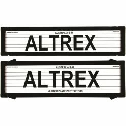 Coupon 🧨 Altrex Number Plate Protector - 6 Figure Deluxe With Lines 6LP ✔️