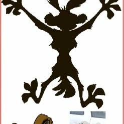 Best deal 👏 Hot Stuff Sticker Coyote Crash Medium, Vinyl 👍