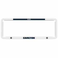 Wholesale 😉 AFL Number Plate Protector - Carlton, 6 Figure Clear Standard ❤️