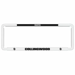 Cheap ⌛ AFL Number Plate Protector - Collingwood, 6 Figure Clear Standard 🧨