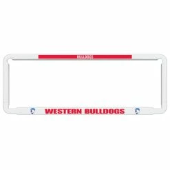New ⌛ AFL Number Plate Protector - Bulldogs, 6 Figure Clear Standard ⌛