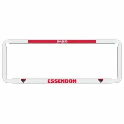 Cheap 🛒 AFL Number Plate Protector - Essendon, 6 Figure Clear Standard 🔔
