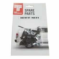 Hot Sale 🥰 Tuff Tonneaus No Drill Tonneau M5 Cage Nut & Bolt - 6 Pack, 10954 🥰